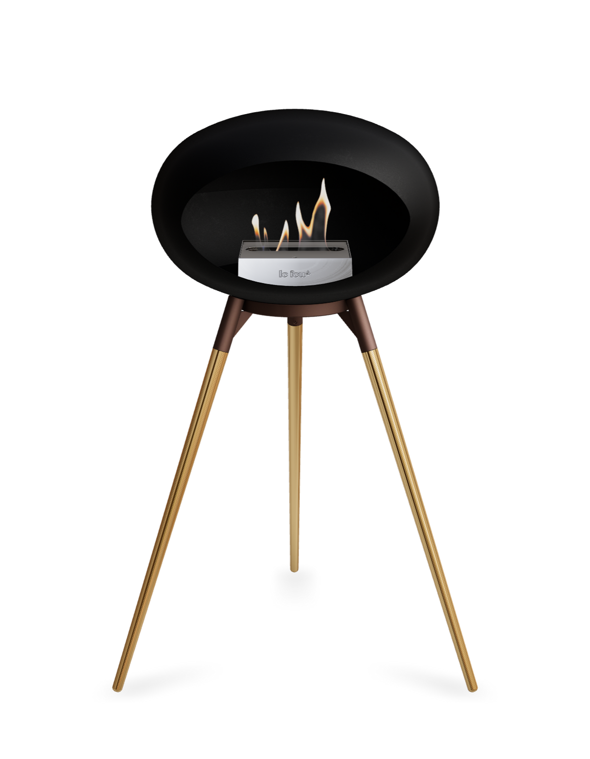 Le Feu Dome Ground High – Freestanding Bioethanol Fireplace (Classic 525)