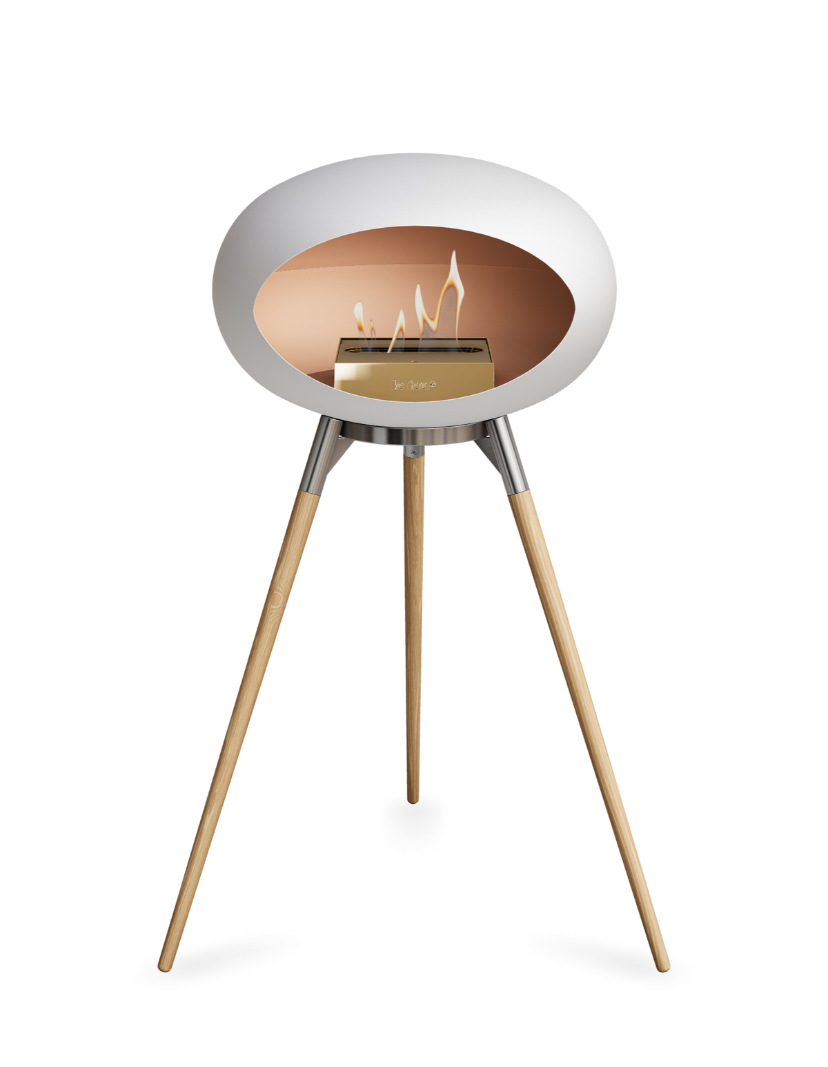 Le Feu Dome Ground High – Freestanding Bioethanol Fireplace (Classic 525)