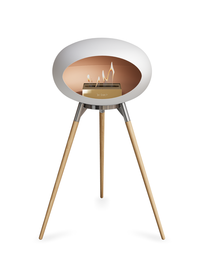 Le Feu Dome Ground High – Freestanding Bioethanol Fireplace (Classic 525)