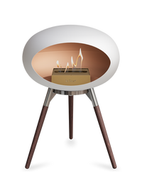 Le Feu Dome Ground Low – Freestanding Bioethanol Fireplace, Classic Size