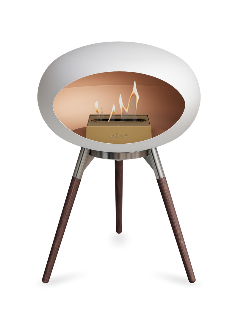 Le Feu Dome Ground Low – Freestanding Bioethanol Fireplace, Classic Size