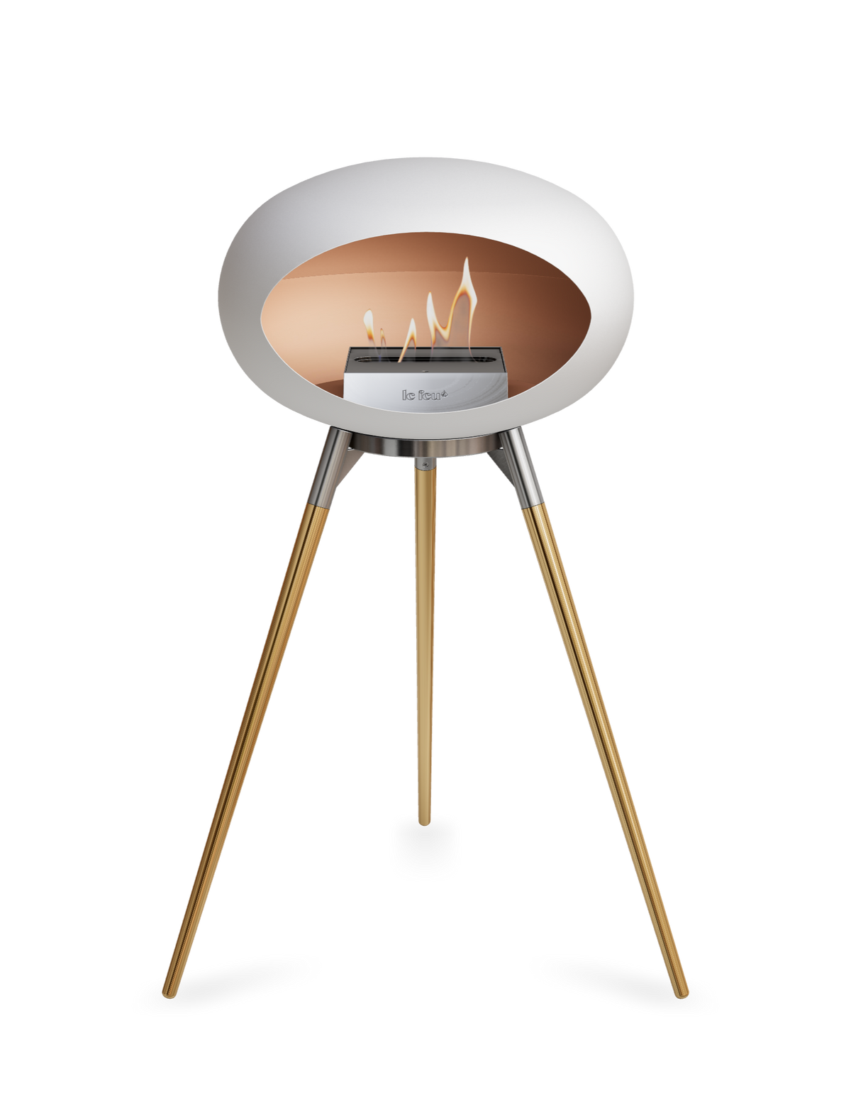 Le Feu Dome Ground High – Freestanding Bioethanol Fireplace (Classic 525)