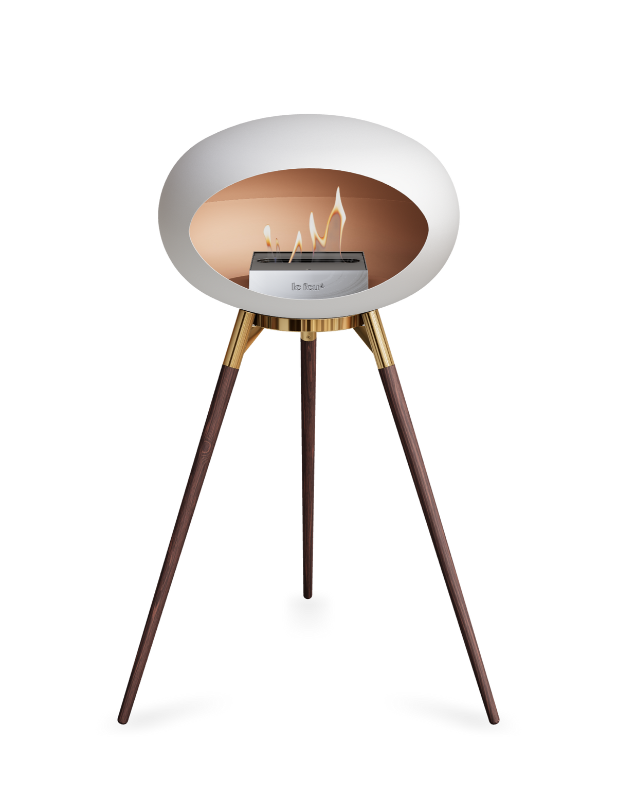 Le Feu Dome Ground High – Freestanding Bioethanol Fireplace (Classic 525)