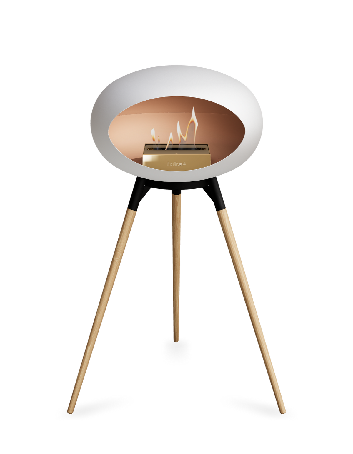 Le Feu Dome Ground High – Freestanding Bioethanol Fireplace (Classic 525)
