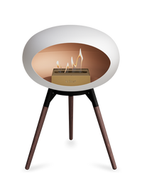 Le Feu Dome Ground Low – Freestanding Bioethanol Fireplace, Classic Size