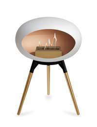 Le Feu Dome Ground Low – Freestanding Bioethanol Fireplace, Classic Size