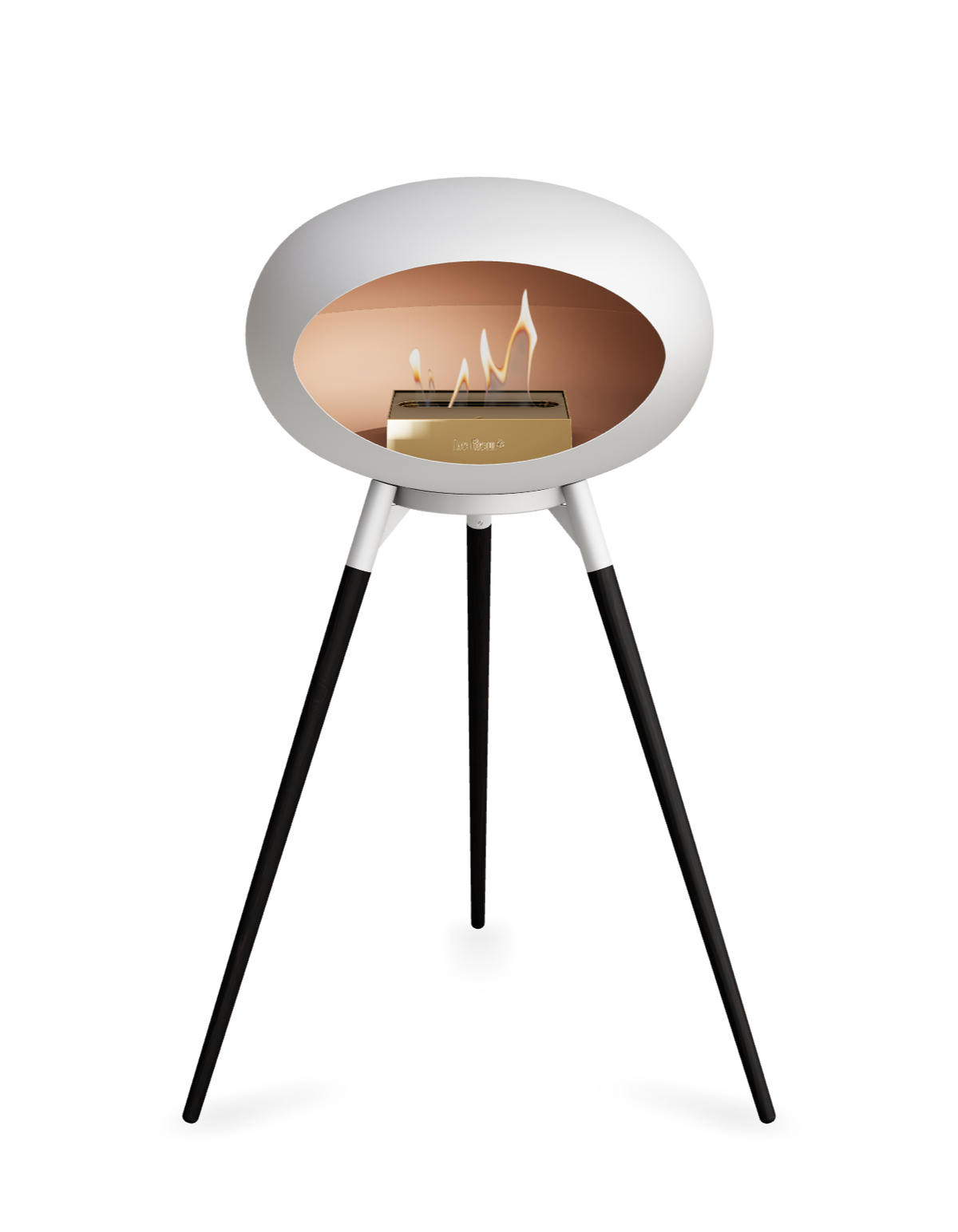 Le Feu Dome Ground High – Freestanding Bioethanol Fireplace (Classic 525)