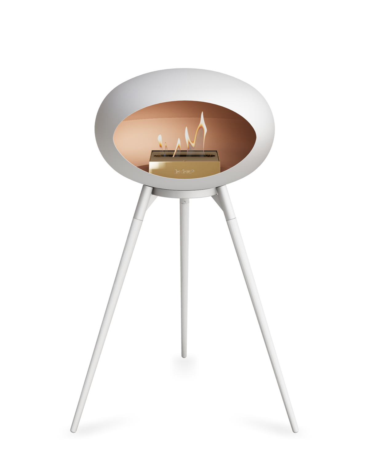 Le Feu Dome Ground High – Freestanding Bioethanol Fireplace (Classic 525)