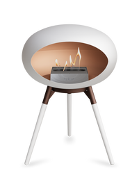 Le Feu Dome Ground Low – Freestanding Bioethanol Fireplace, Classic Size