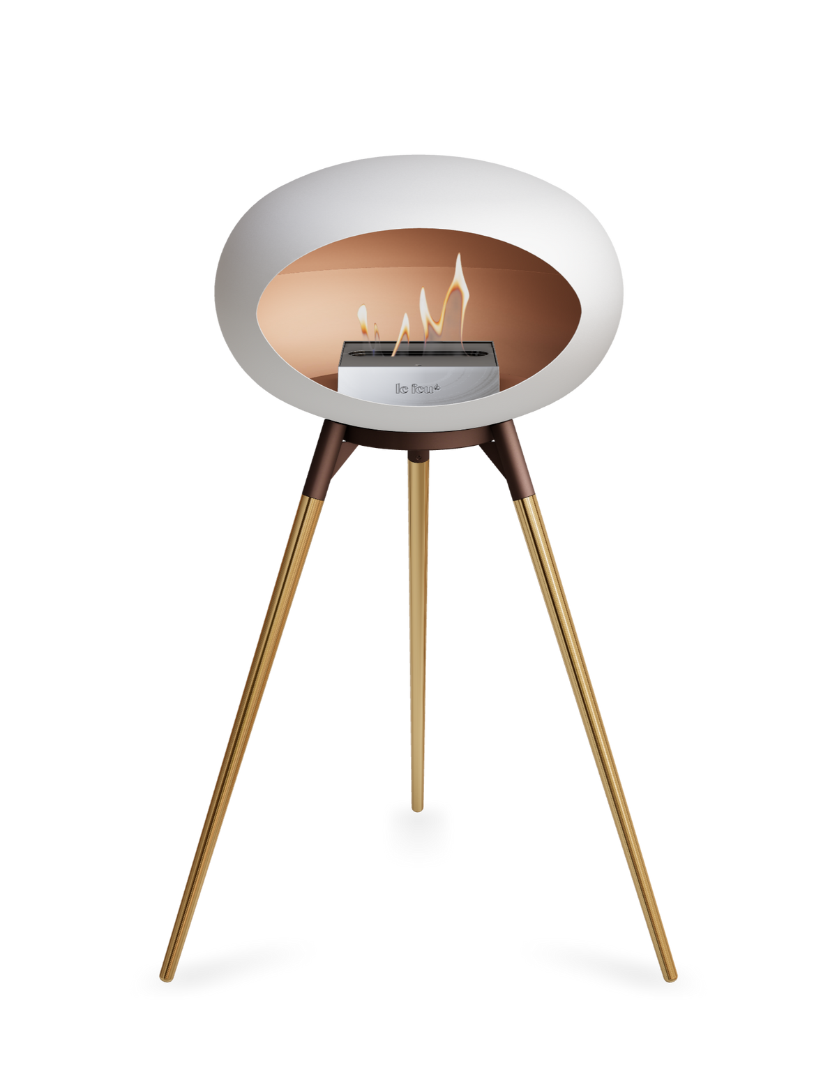 Le Feu Dome Ground High – Freestanding Bioethanol Fireplace (Classic 525)