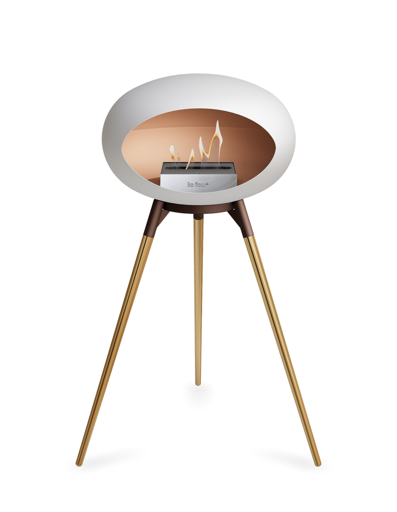 Le Feu Dome Ground High – Freestanding Bioethanol Fireplace (Classic 525)