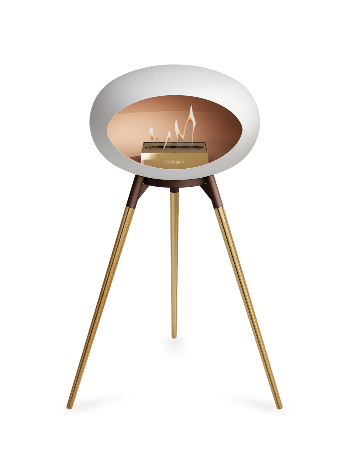 Le Feu Dome Ground High – Freestanding Bioethanol Fireplace (Classic 525)