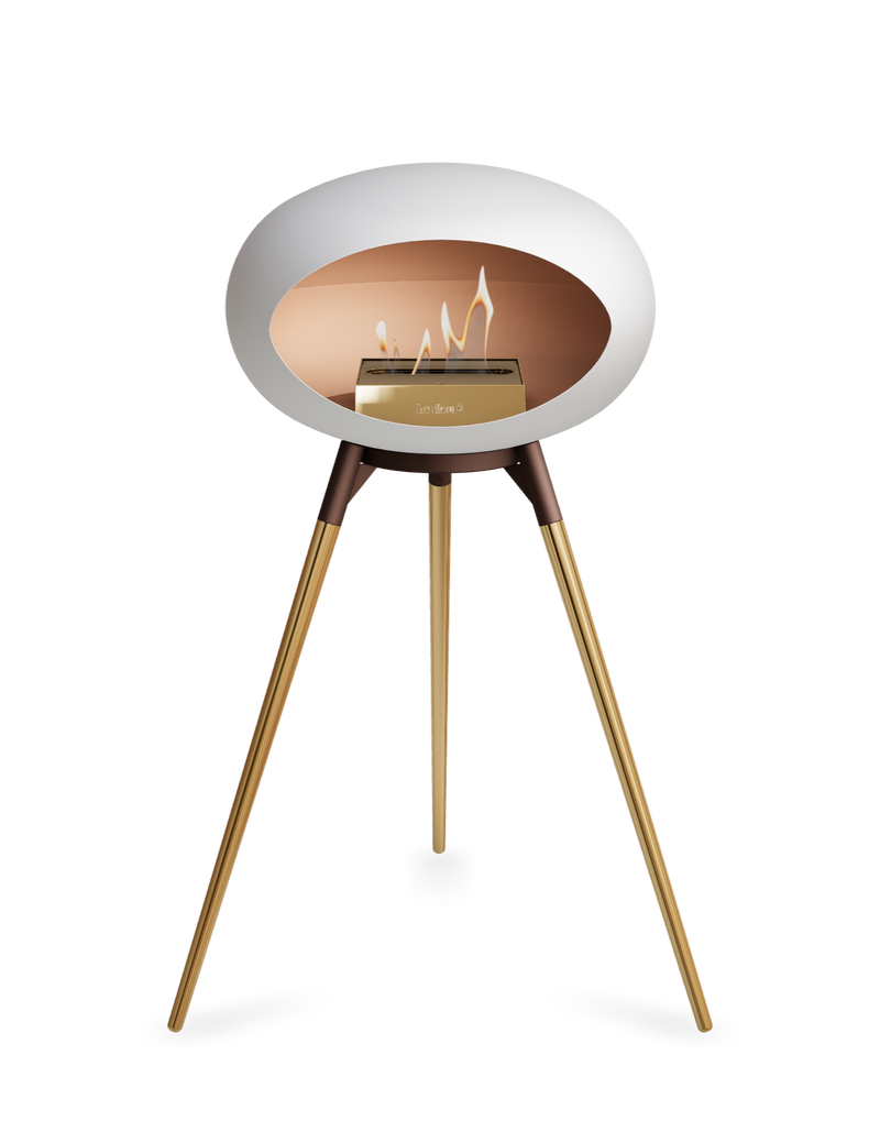 Le Feu Dome Ground High – Freestanding Bioethanol Fireplace (Classic 525)