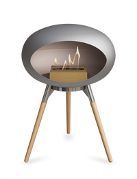 Le Feu Dome Ground Low – Freestanding Bioethanol Fireplace, Classic Size