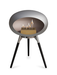 Le Feu Dome Ground Low – Freestanding Bioethanol Fireplace, Classic Size