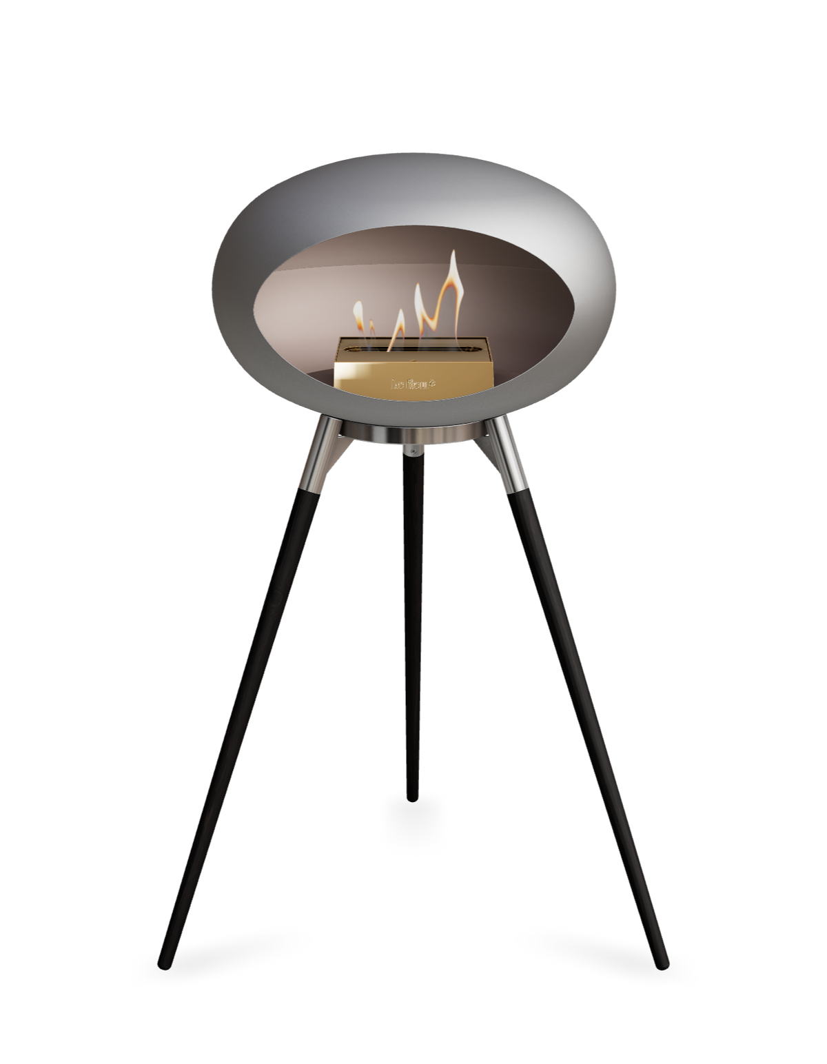 Le Feu Dome Ground High – Freestanding Bioethanol Fireplace (Classic 525)