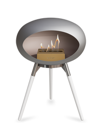 Le Feu Dome Ground Low – Freestanding Bioethanol Fireplace, Classic Size