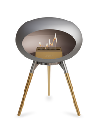 Le Feu Dome Ground Low – Freestanding Bioethanol Fireplace, Classic Size