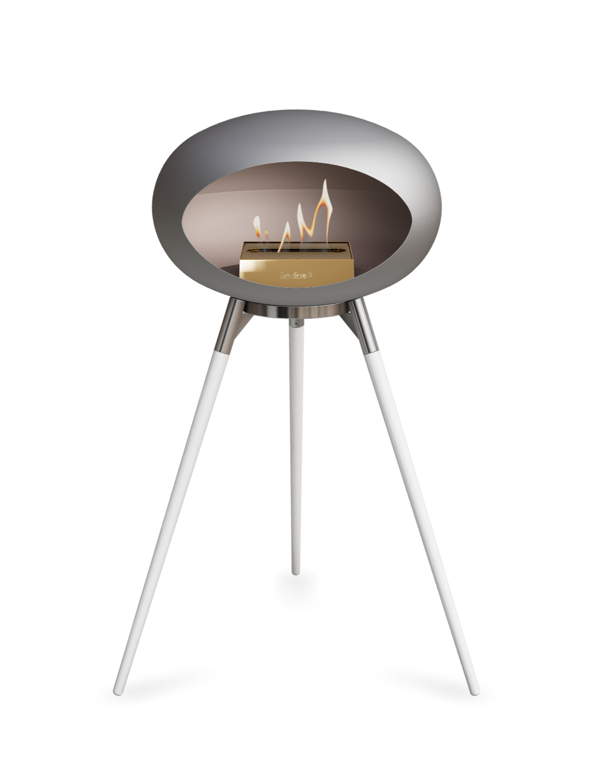 Le Feu Dome Ground High – Freestanding Bioethanol Fireplace (Classic 525)