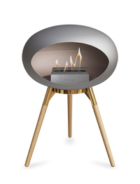 Le Feu Dome Ground Low – Freestanding Bioethanol Fireplace, Classic Size