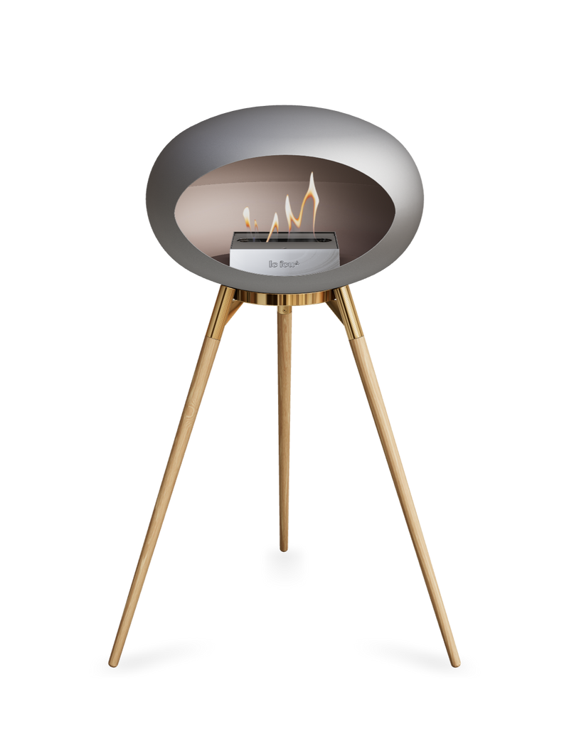 Le Feu Dome Ground High – Freestanding Bioethanol Fireplace (Classic 525)