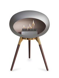 Le Feu Dome Ground Low – Freestanding Bioethanol Fireplace, Classic Size