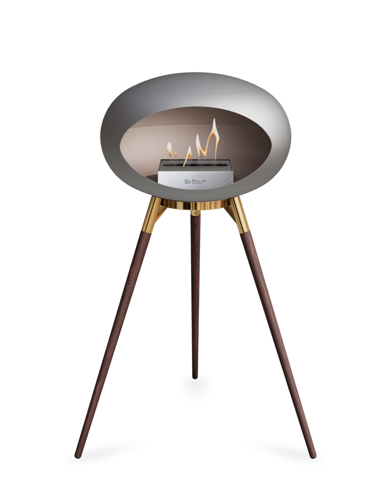Le Feu Dome Ground High – Freestanding Bioethanol Fireplace (Classic 525)