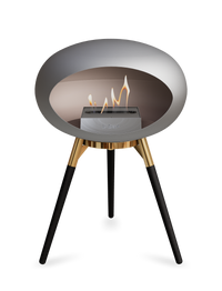 Le Feu Dome Ground Low – Freestanding Bioethanol Fireplace, Classic Size