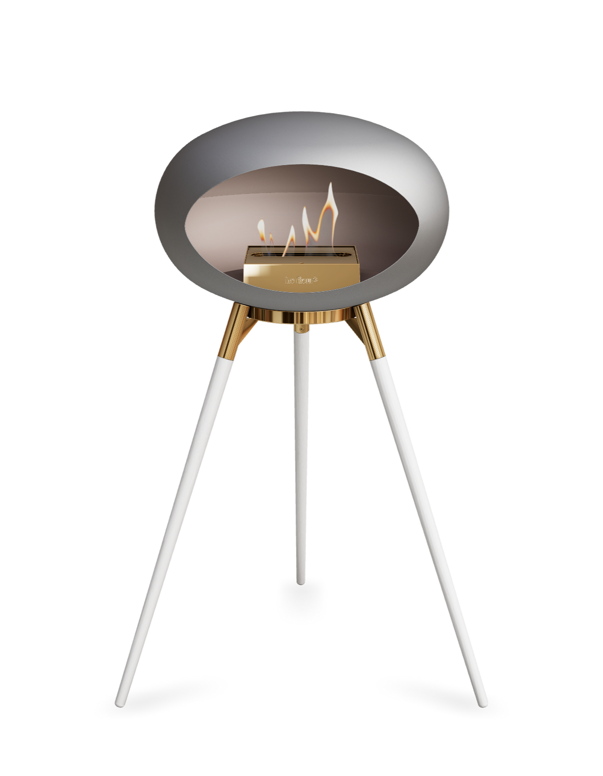 Le Feu Dome Ground High – Freestanding Bioethanol Fireplace (Classic 525)