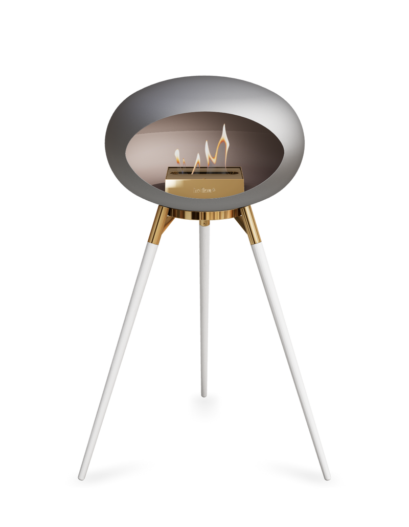 Le Feu Dome Ground High – Freestanding Bioethanol Fireplace (Classic 525)