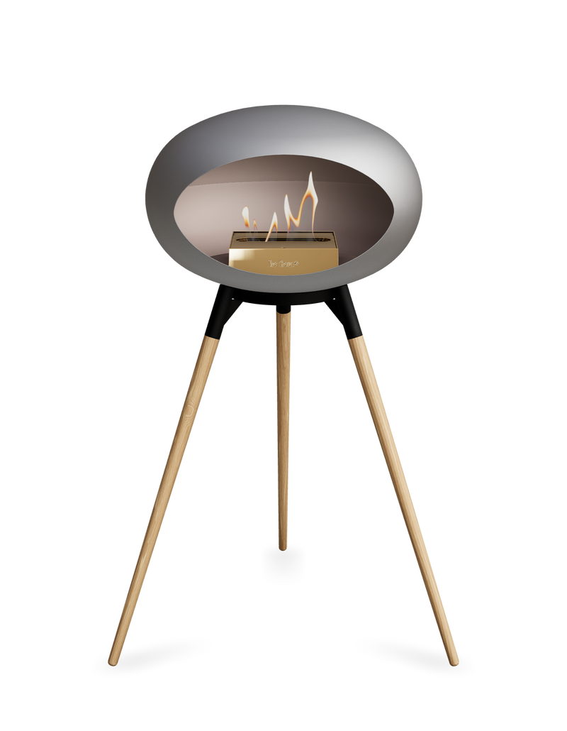 Le Feu Dome Ground High – Freestanding Bioethanol Fireplace (Classic 525)