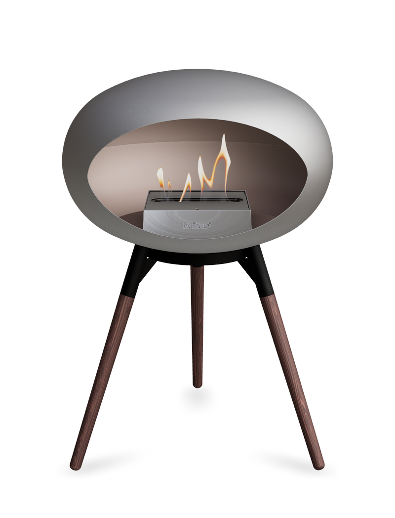 Le Feu Dome Ground Low – Freestanding Bioethanol Fireplace, Classic Size