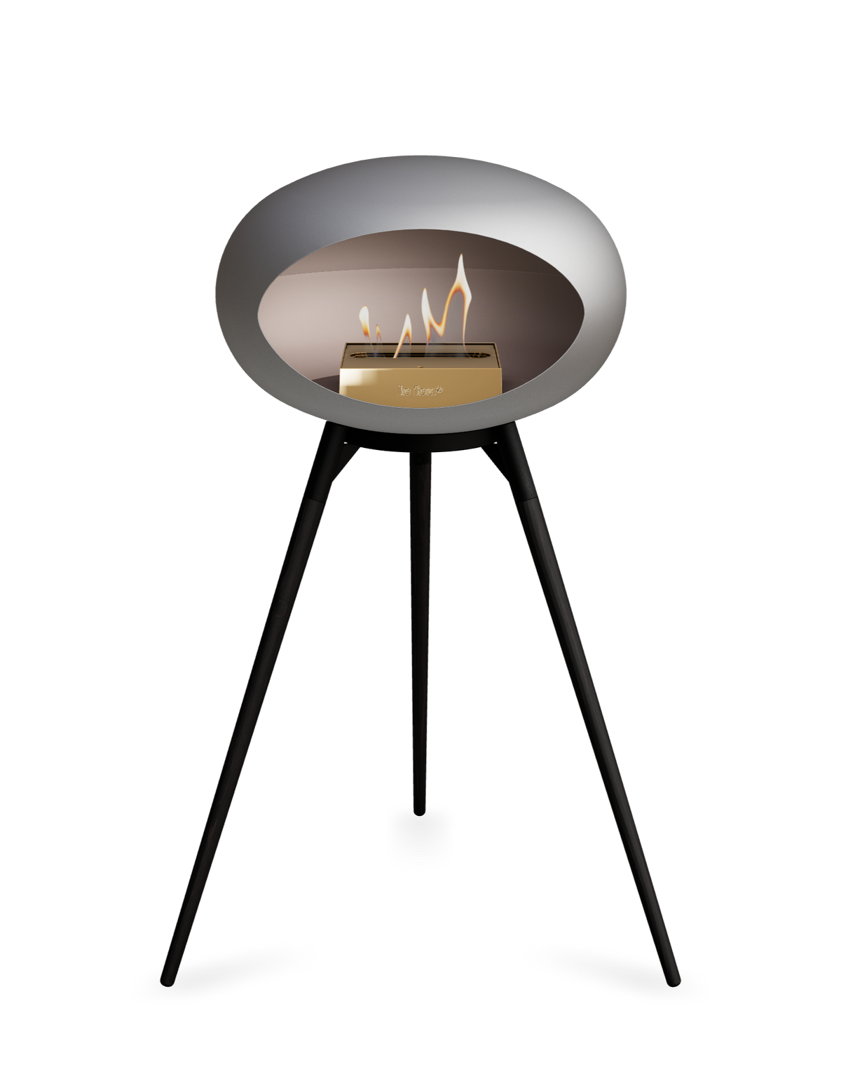 Le Feu Dome Ground High – Freestanding Bioethanol Fireplace (Classic 525)