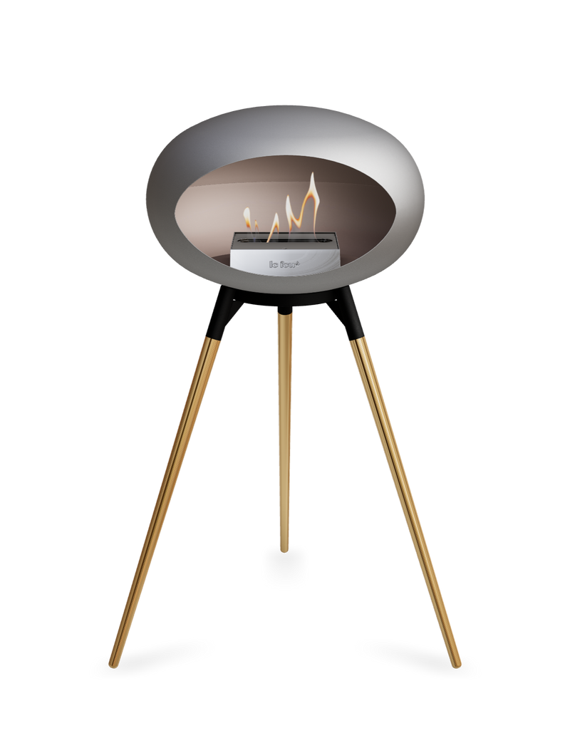 Le Feu Dome Ground High – Freestanding Bioethanol Fireplace (Classic 525)