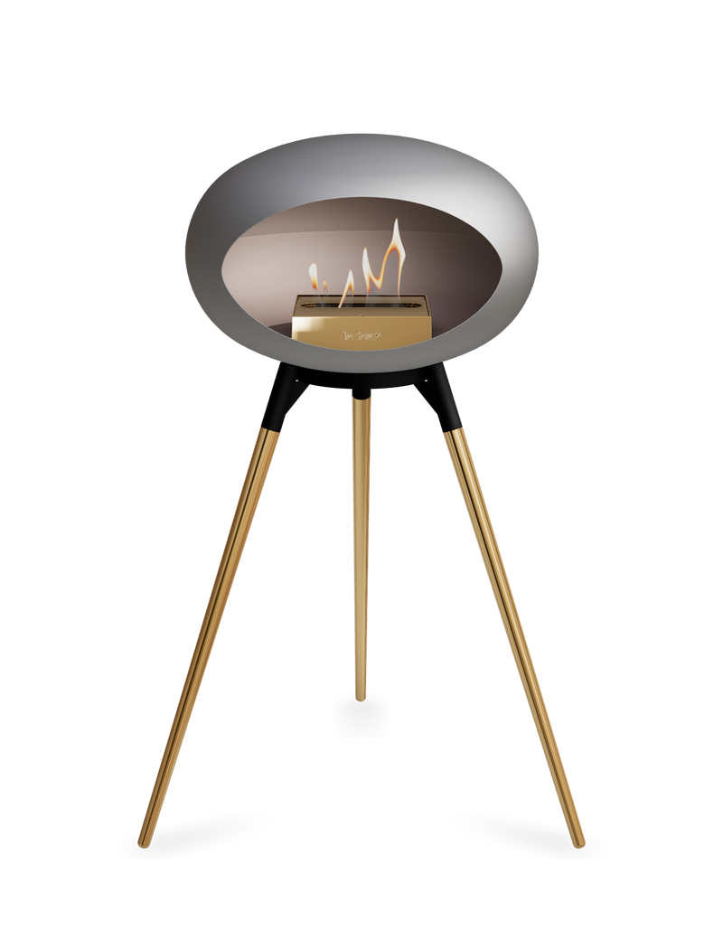 Le Feu Dome Ground High – Freestanding Bioethanol Fireplace (Classic 525)