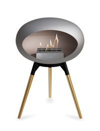 Le Feu Dome Ground Low – Freestanding Bioethanol Fireplace, Classic Size