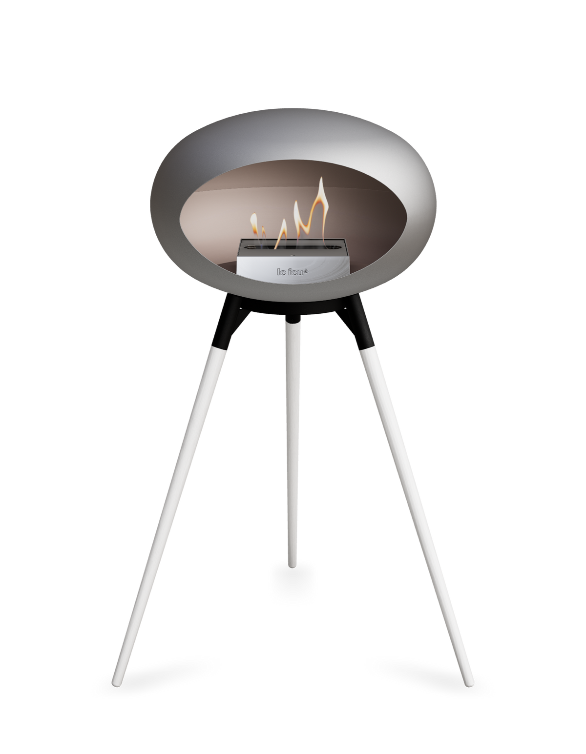 Le Feu Dome Ground High – Freestanding Bioethanol Fireplace (Classic 525)