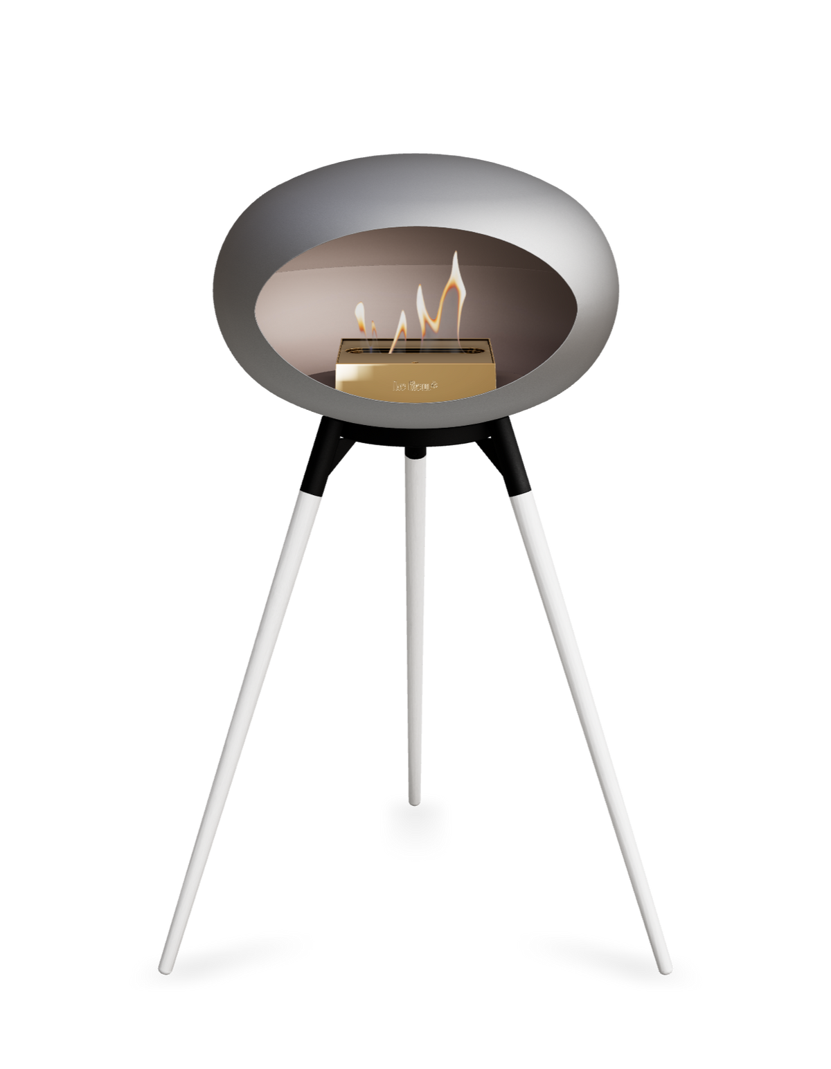 Le Feu Dome Ground High – Freestanding Bioethanol Fireplace (Classic 525)