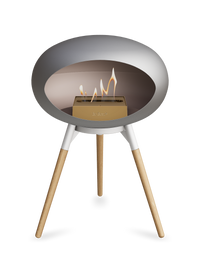 Le Feu Dome Ground Low – Freestanding Bioethanol Fireplace, Classic Size