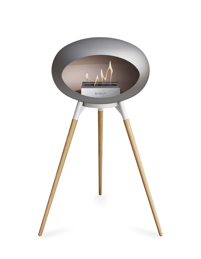 Le Feu Dome Ground High – Freestanding Bioethanol Fireplace (Classic 525)