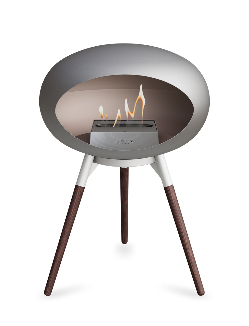 Le Feu Dome Ground Low – Freestanding Bioethanol Fireplace, Classic Size