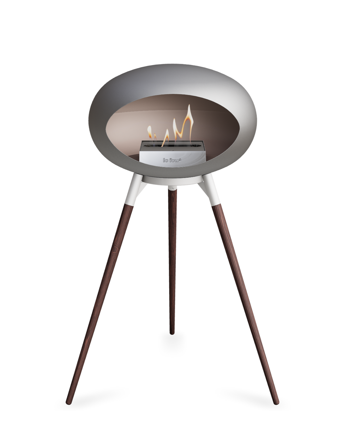 Le Feu Dome Ground High – Freestanding Bioethanol Fireplace (Classic 525)