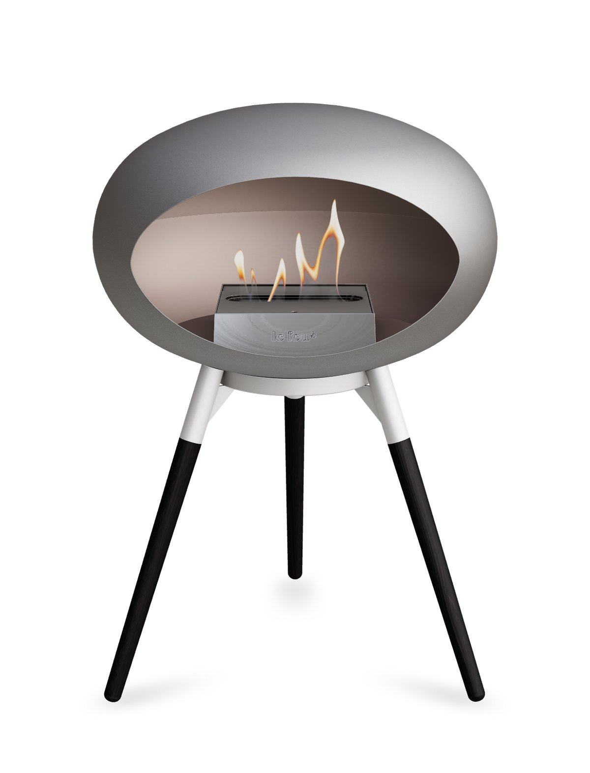 Le Feu Dome Ground Low – Freestanding Bioethanol Fireplace, Classic Size