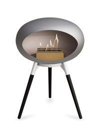 Le Feu Dome Ground Low – Freestanding Bioethanol Fireplace, Classic Size