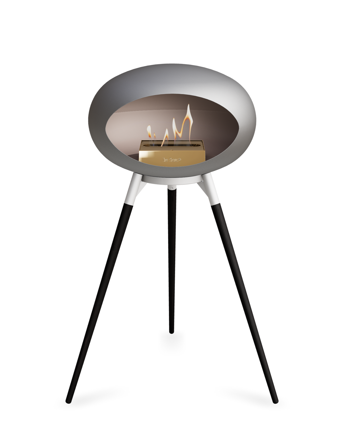 Le Feu Dome Ground High – Freestanding Bioethanol Fireplace (Classic 525)