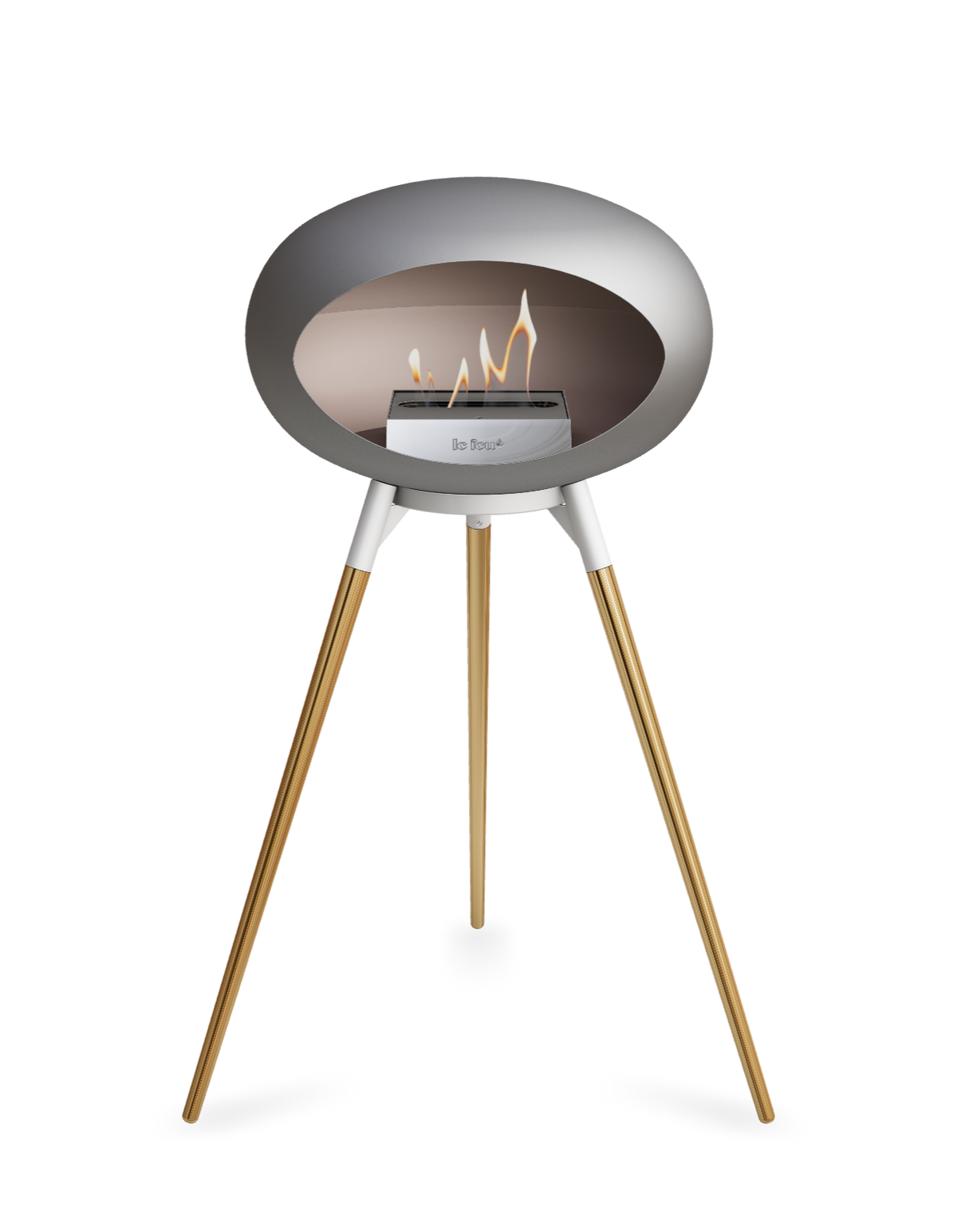 Le Feu Dome Ground High – Freestanding Bioethanol Fireplace (Classic 525)