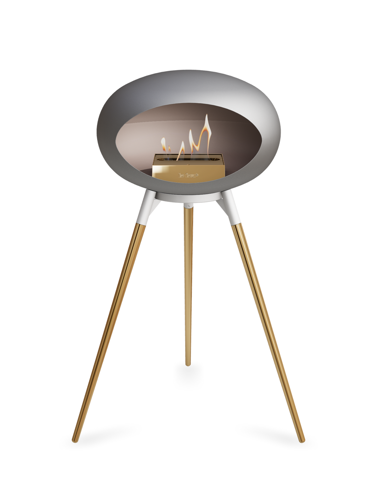 Le Feu Dome Ground High – Freestanding Bioethanol Fireplace (Classic 525)