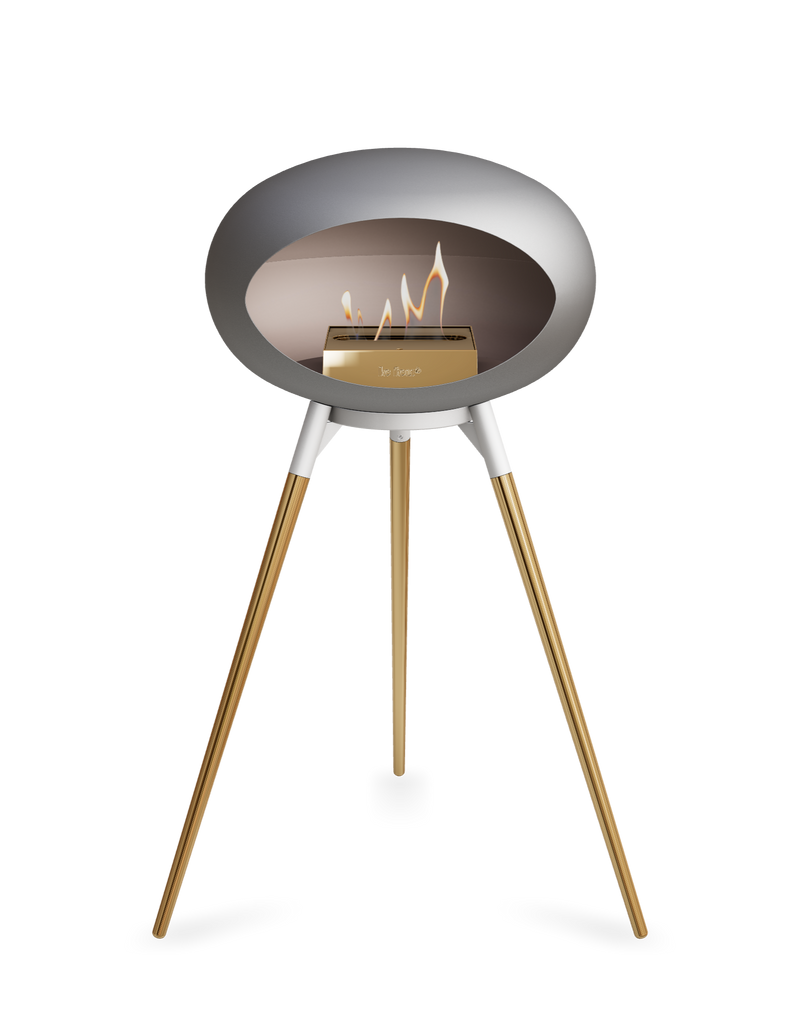 Le Feu Dome Ground High – Freestanding Bioethanol Fireplace (Classic 525)