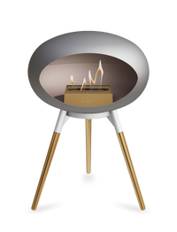 Le Feu Dome Ground Low – Freestanding Bioethanol Fireplace, Classic Size