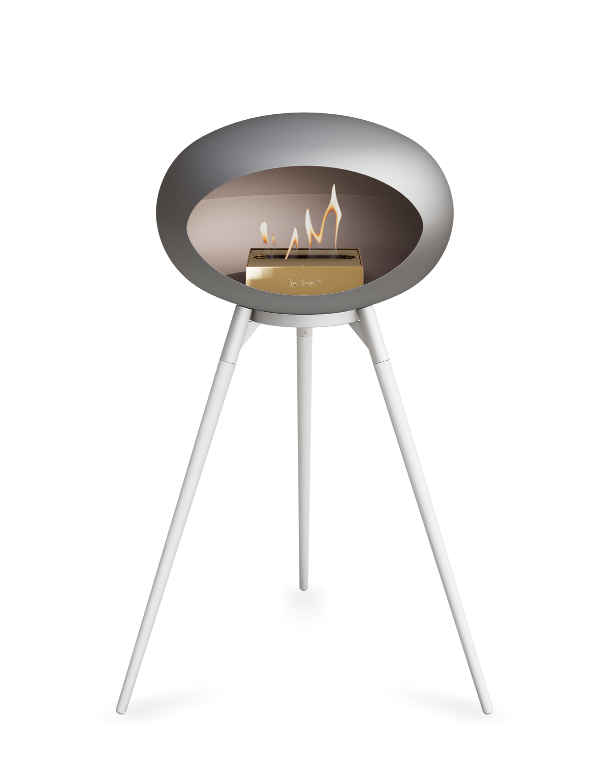 Le Feu Dome Ground High – Freestanding Bioethanol Fireplace (Classic 525)